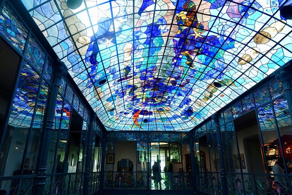 Stained glass ceiling