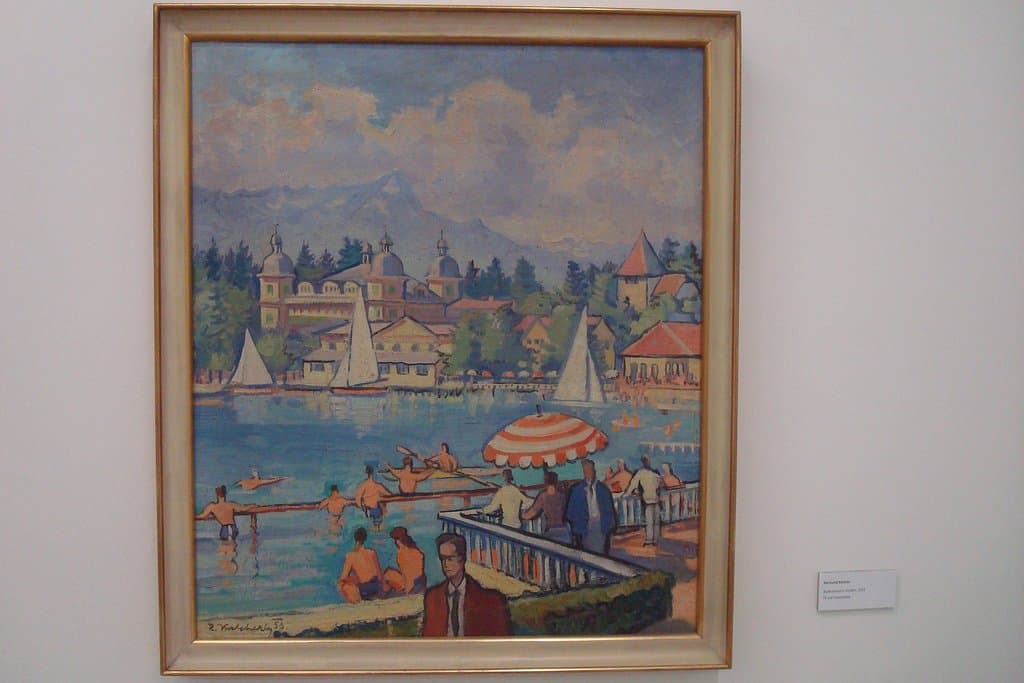 Badestrand in Velden (1953)