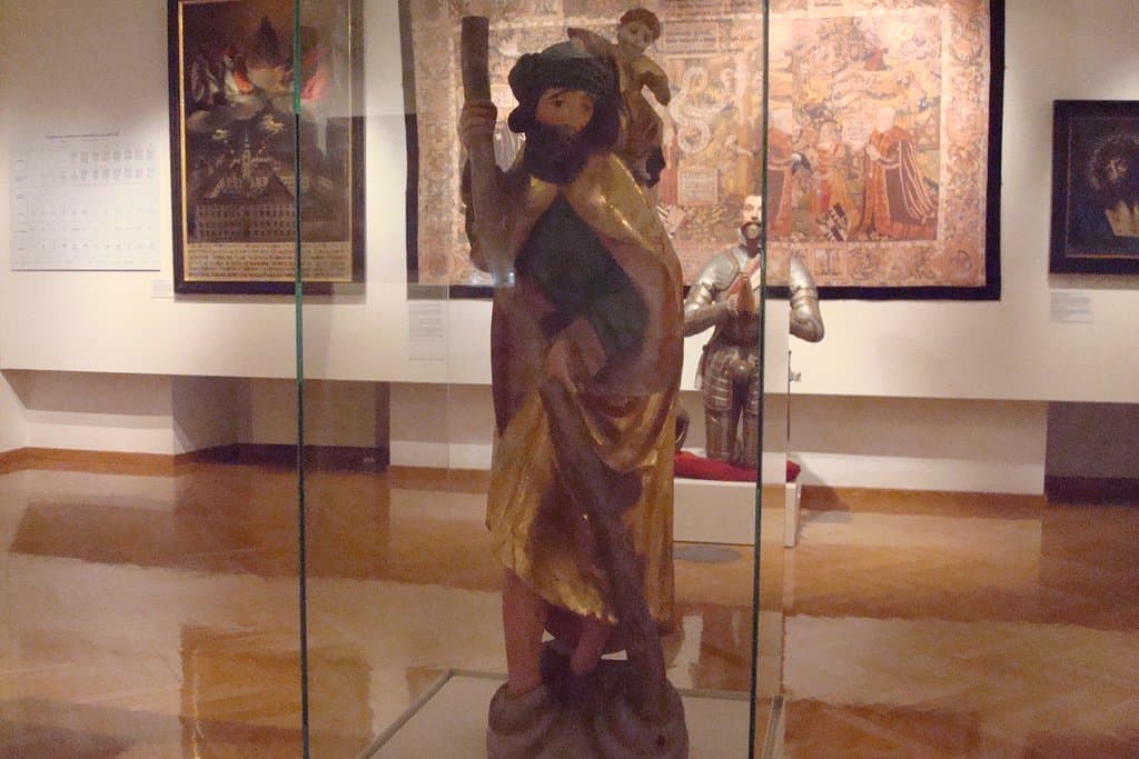 Statue of St. Christopher from an altar of Tiffen  (ca. 1510)