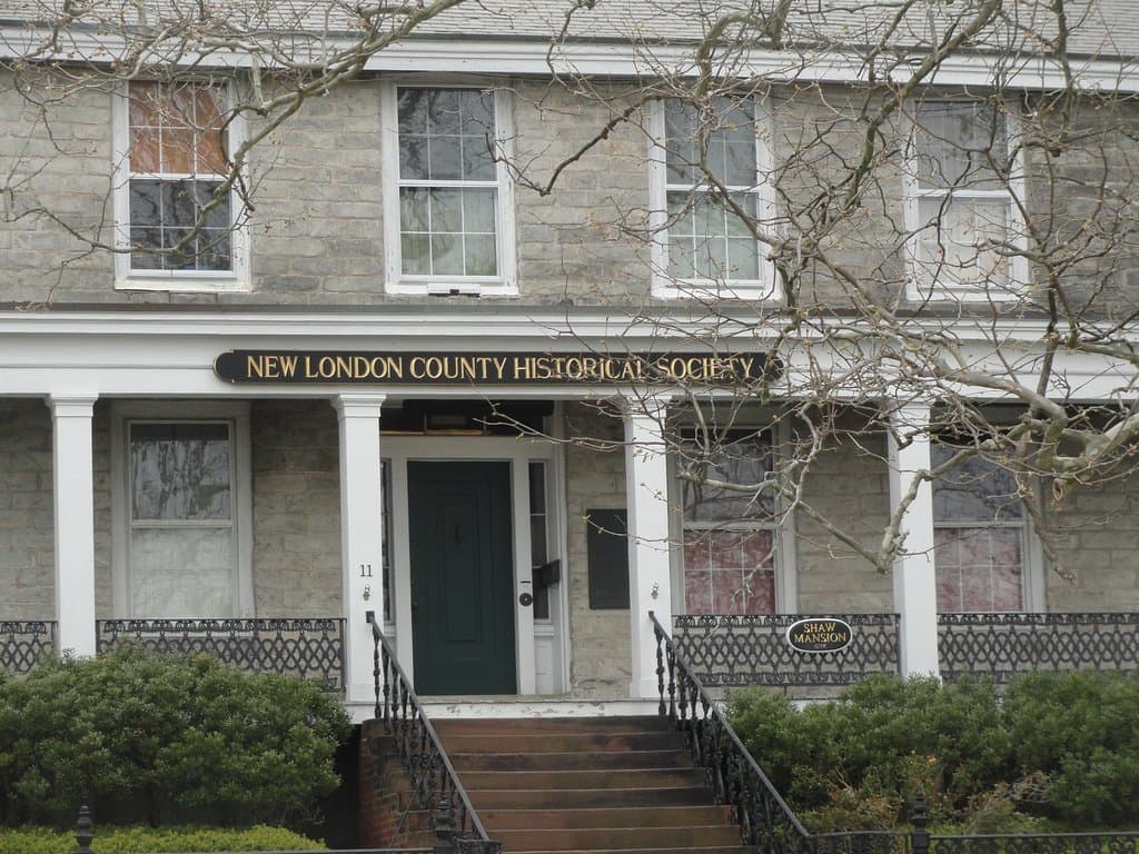 Contains antiques and a research library.....