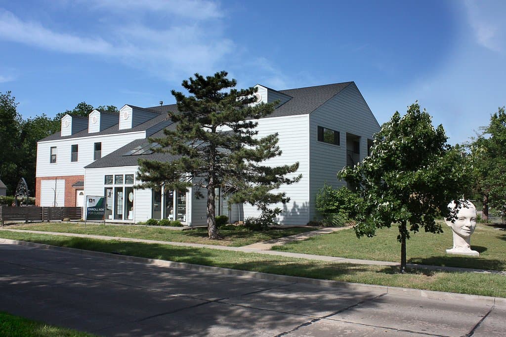 Firehouse Art Center on South Flood Avenue, just blocks south of Main Street. Located in Lions Park.