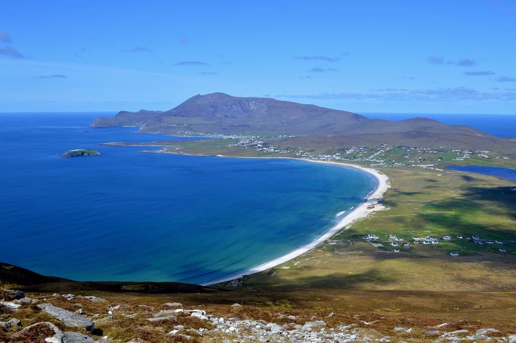 Overlooking Keel Beach 
