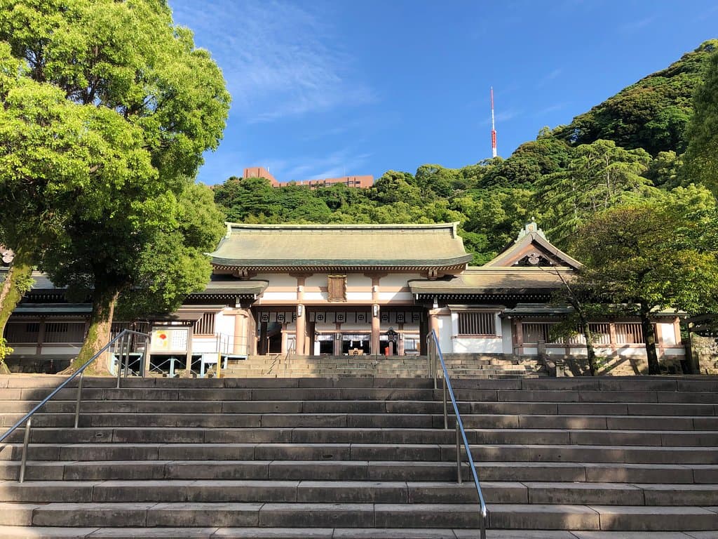 荘厳な神社 