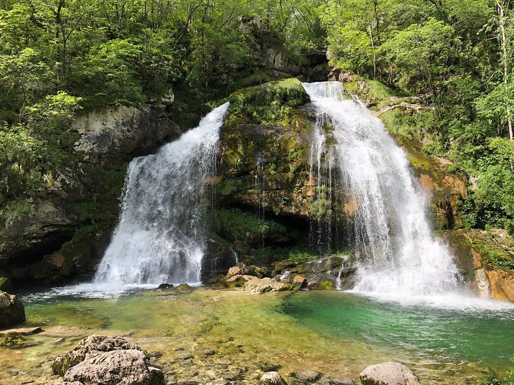 Virje Waterfall Bovec Slovenia