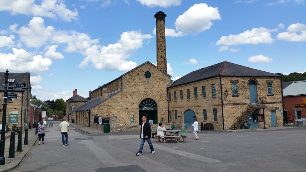 Old buildings from entrance.