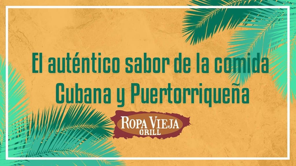 El auténtico sabor de la comida Cubana y Puertorriqueña