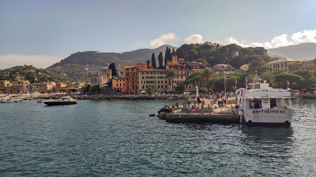Panorama durante el trayecto Portofino-Rapallo
