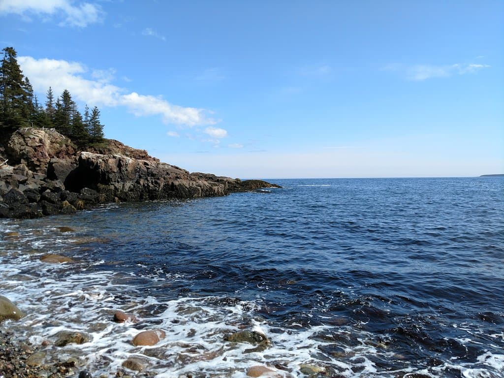 Little Hunters Beach at low tide