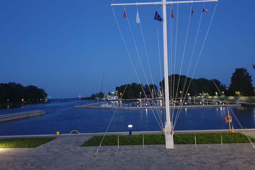 Trzebież Promenade and Beach