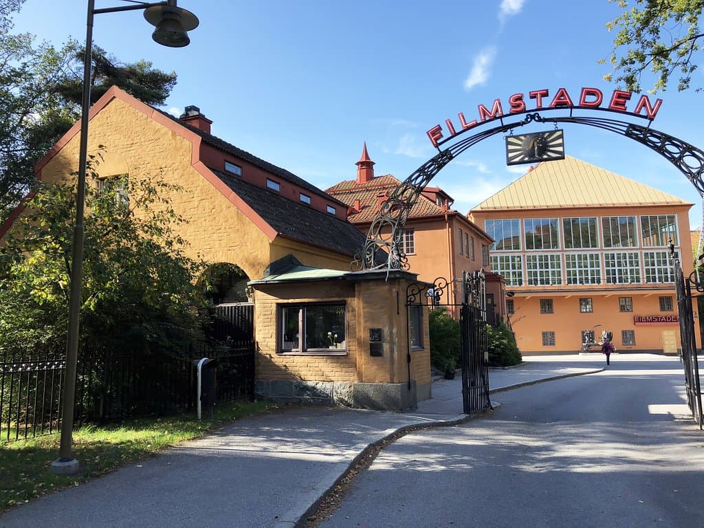 The entrance to Filmstaden.