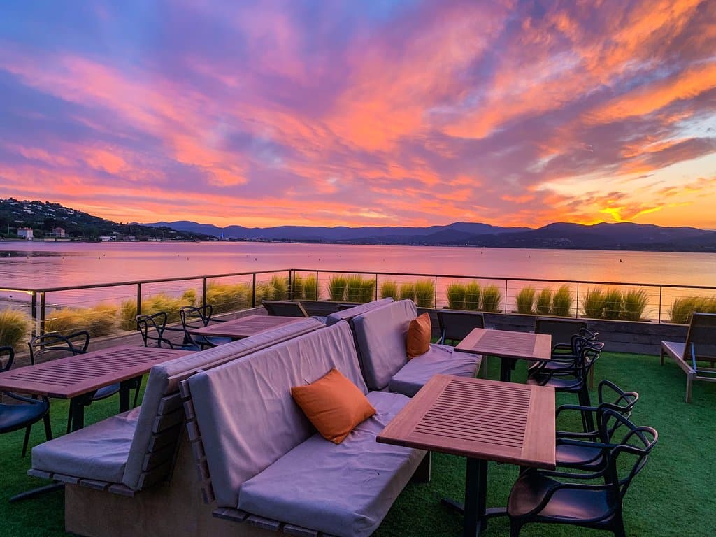 Coucher du soleil sur le Roof Top