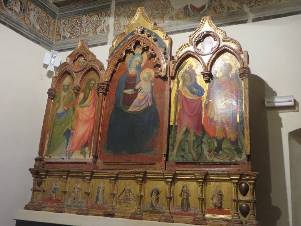 In the Pinacoteca, Volterra
