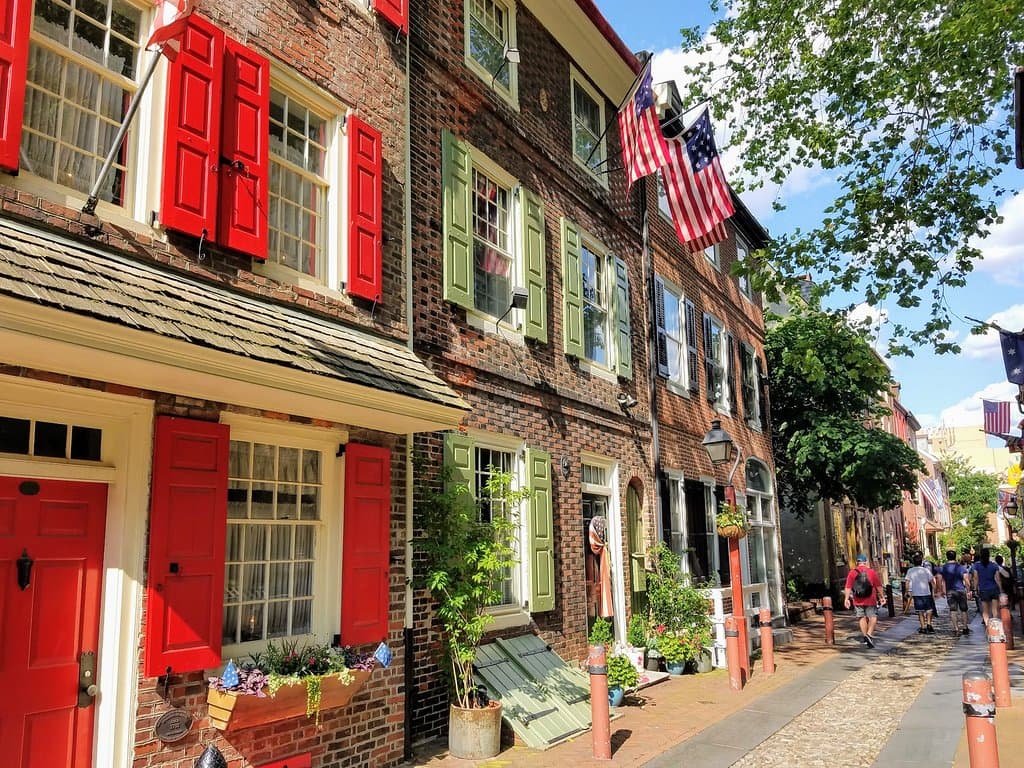 Section of homes- Elfreth's Alley