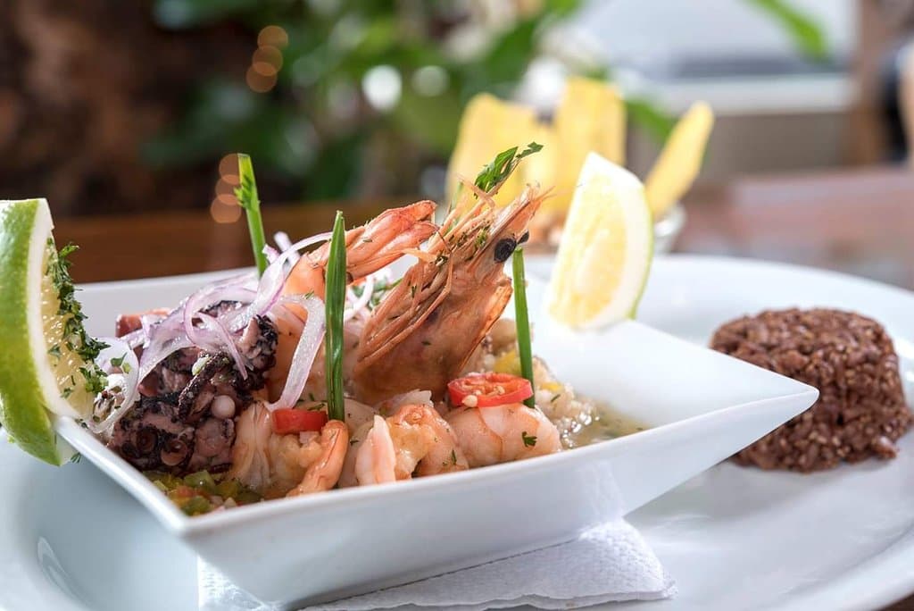 Ceviche at Achiote Ecuador - Cuisine