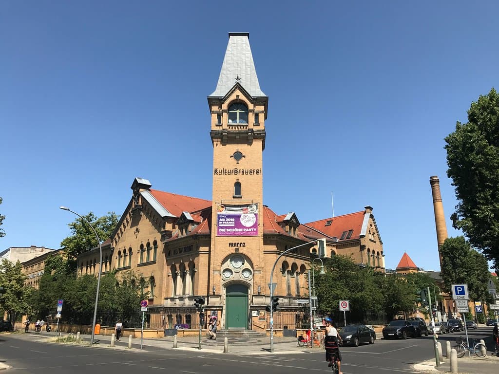 The front of the brewery