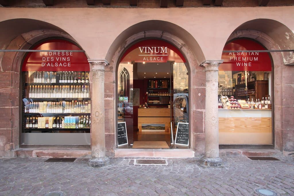 VINUM Alsace, place de la cathédrale Colmar, Maison Adolph, Maison Gintzburger.