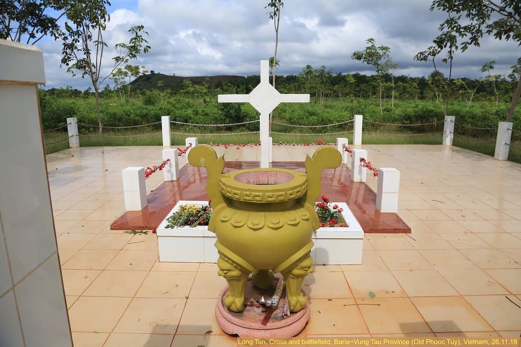 Long Tan Cross and battlefield.