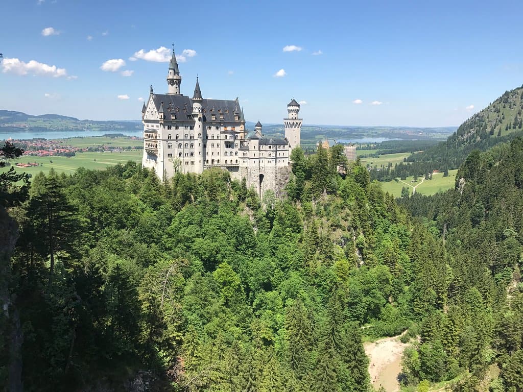 Neuschwanstein from the bridge