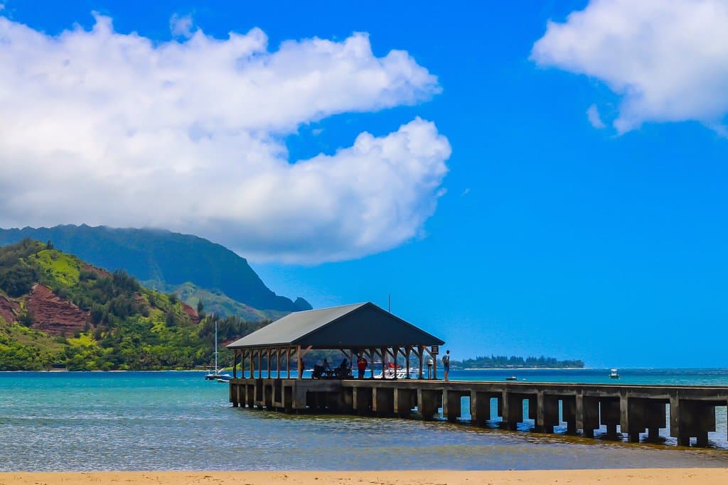 The pier at Hanalei