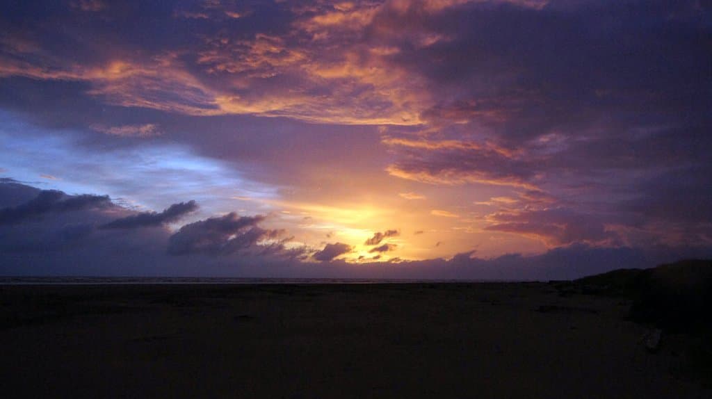 Beautiful sunset.