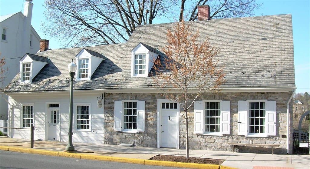 The 1792 Johannes Mueller House. Tours of this home are available. 