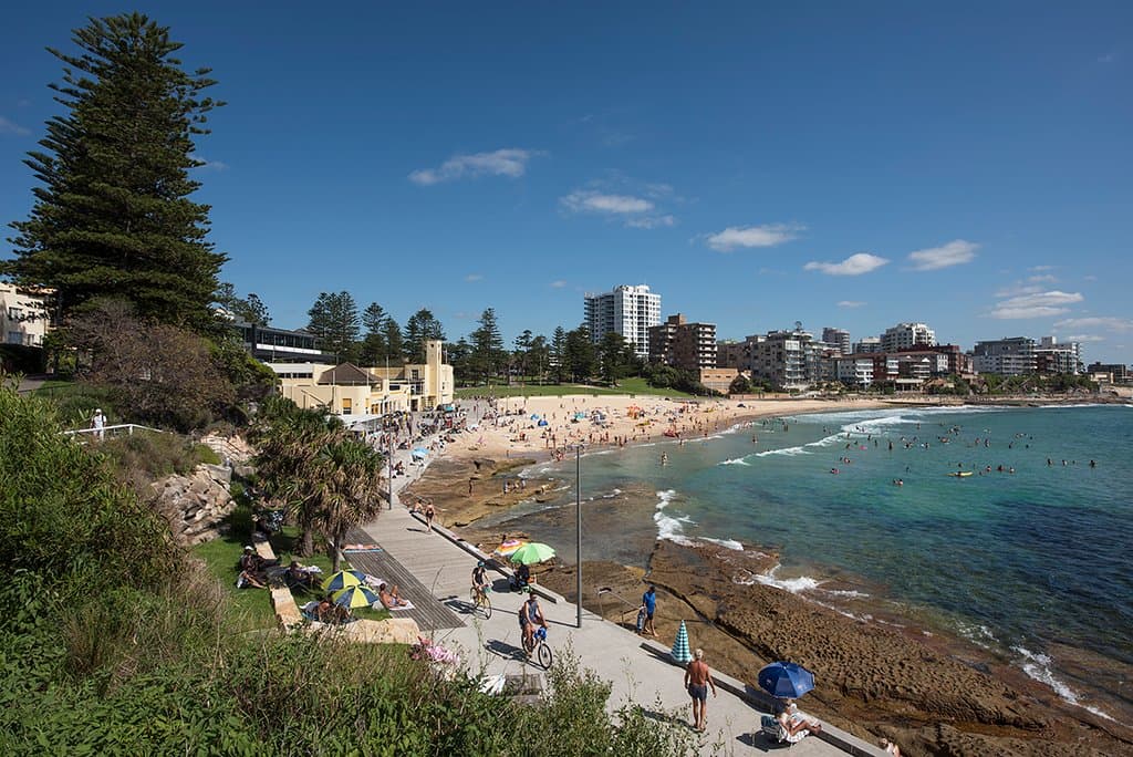 One of the many beautiful views on Cronulla Beach Walk