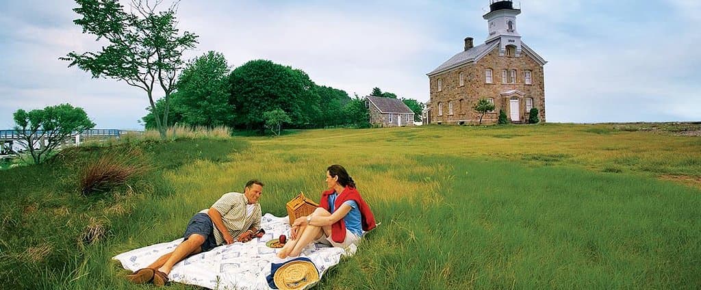 Enjoy a relaxing picnic on Sheffield Island