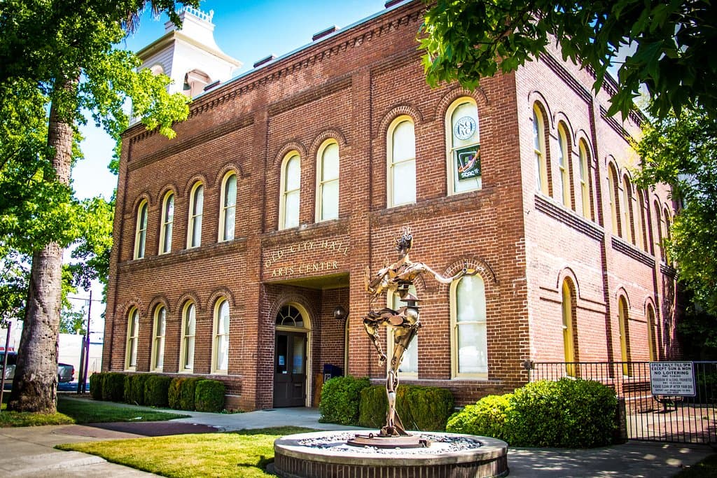 Old City Hall Arts Center in Redding, California