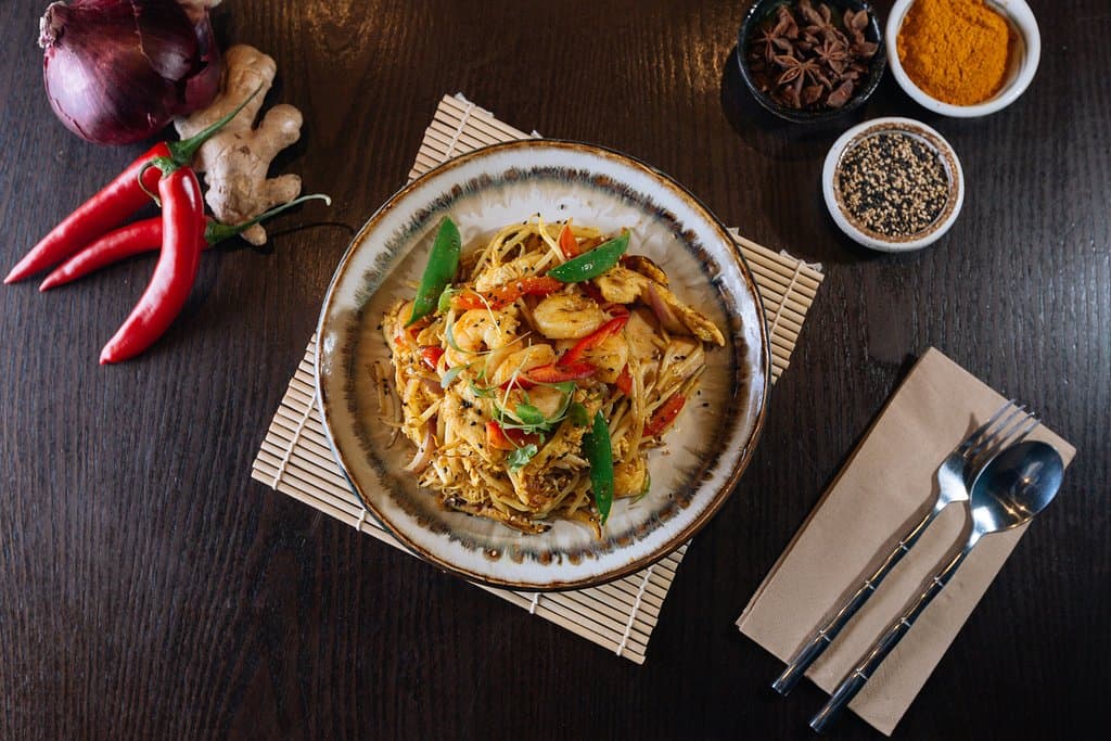 Spicy Singapore Noodles 