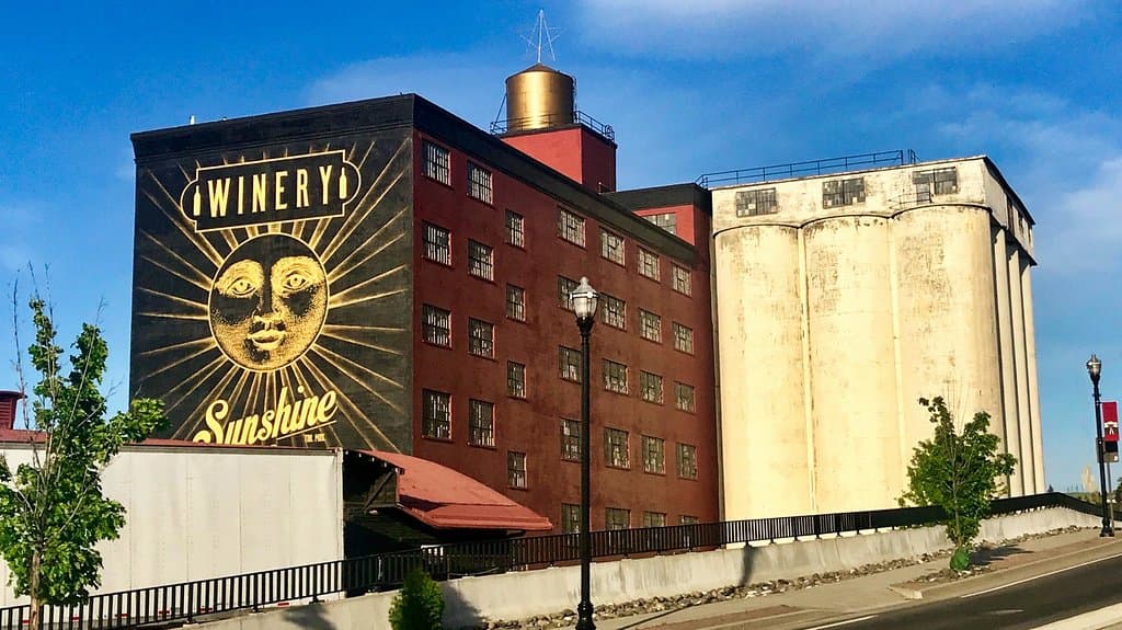 Another view of the mill turned winery