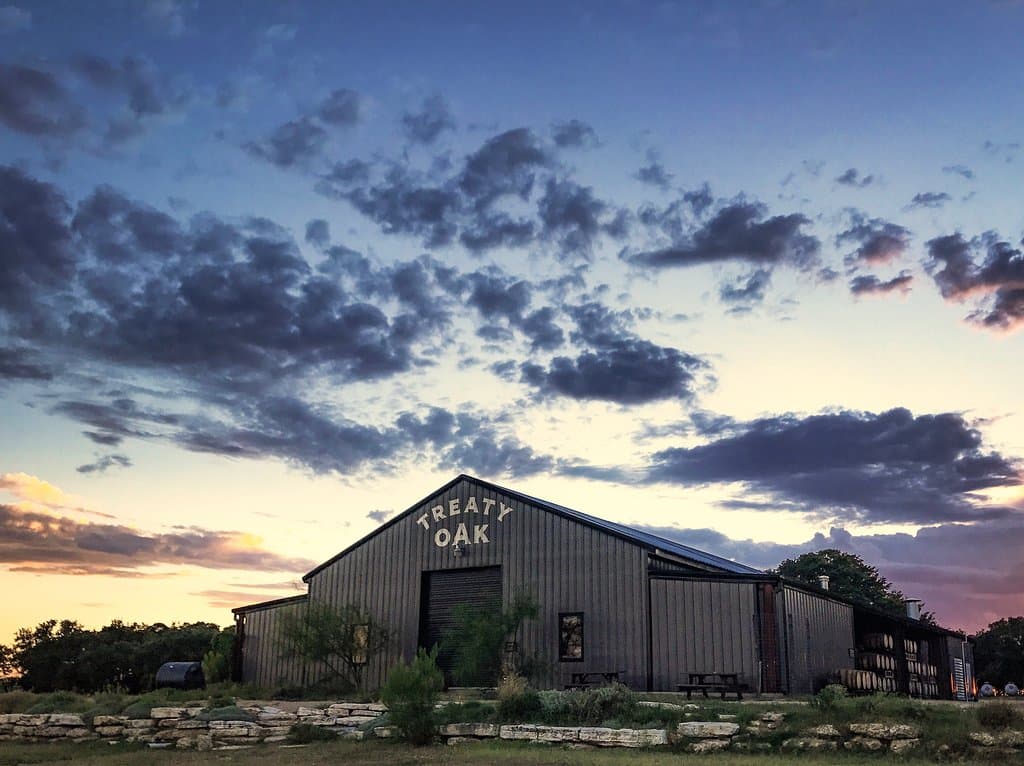 The distillery at Treaty Oak Distilling