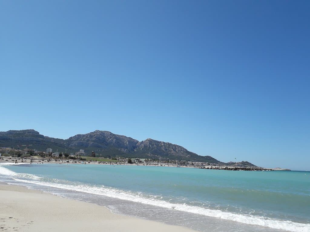 une superbe plage au Prado ...