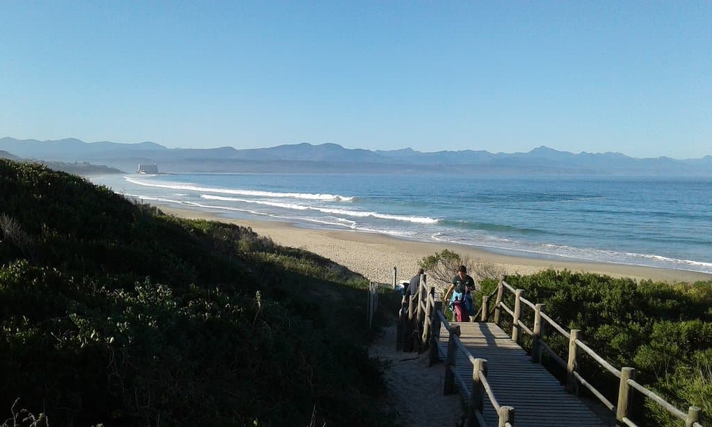 From the boardwalk looking east towards Beacon Isle hotel