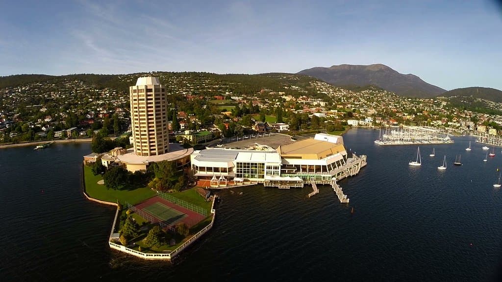 Wrest Point Hotel & Casino - Australia's first casino, located in Hobart, Tasmania.