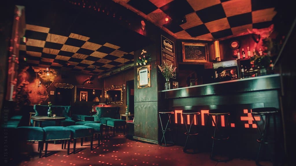 View from Dance-floor  to the Bar and Main Room