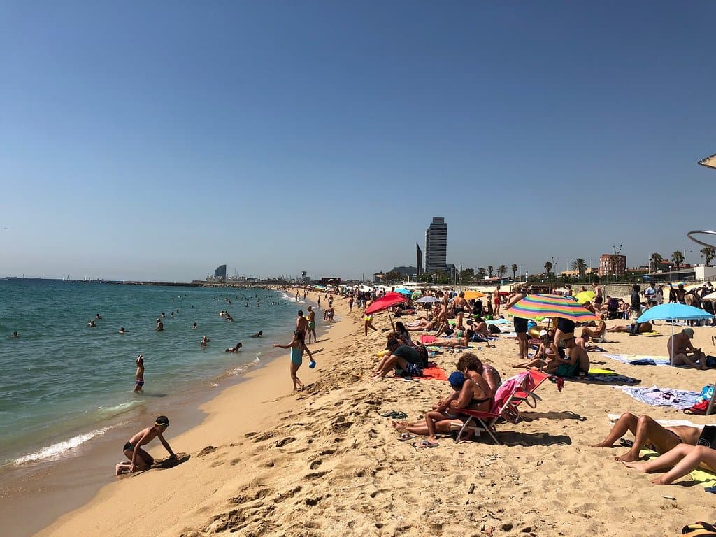 Bogatell Beach Barcelona