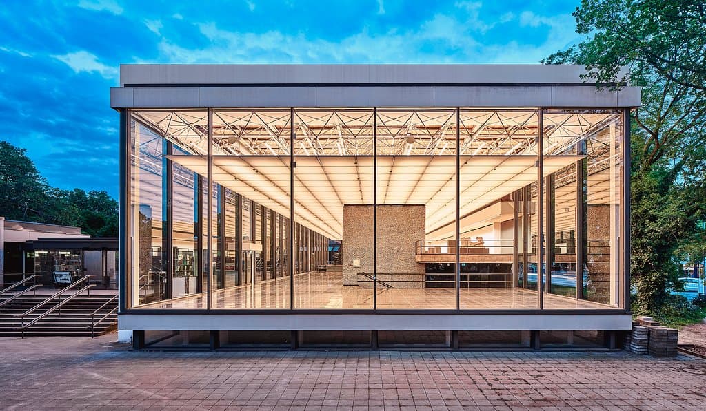 Glashalle des Lehmbruck Museums, Foto: Dejan Saric