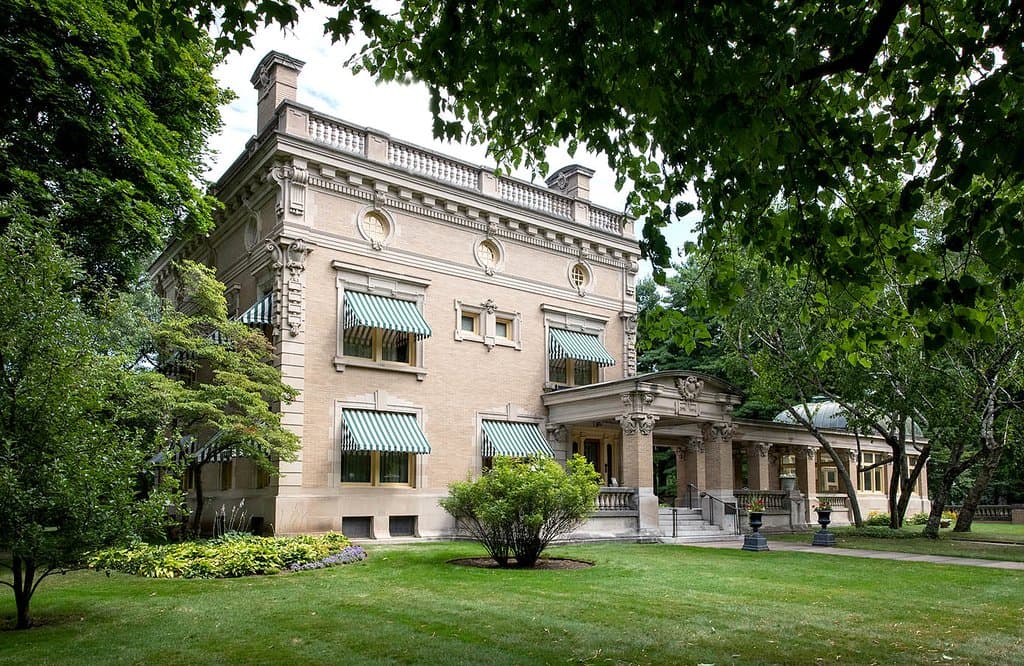 Ruthmere Museum, the 1910 Beaux Arts home of Albert and Elizabeth Beardsley, is lavishly decorated with silk wall coverings, hand-carved woodwork and painted murals. Ruthmere’s diverse world-class collection includes everything from Rodin bronze sculptures to painting masterworks;