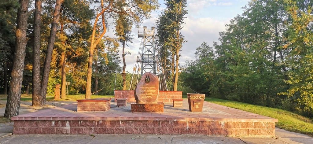 Подвесной мост через реку Неман