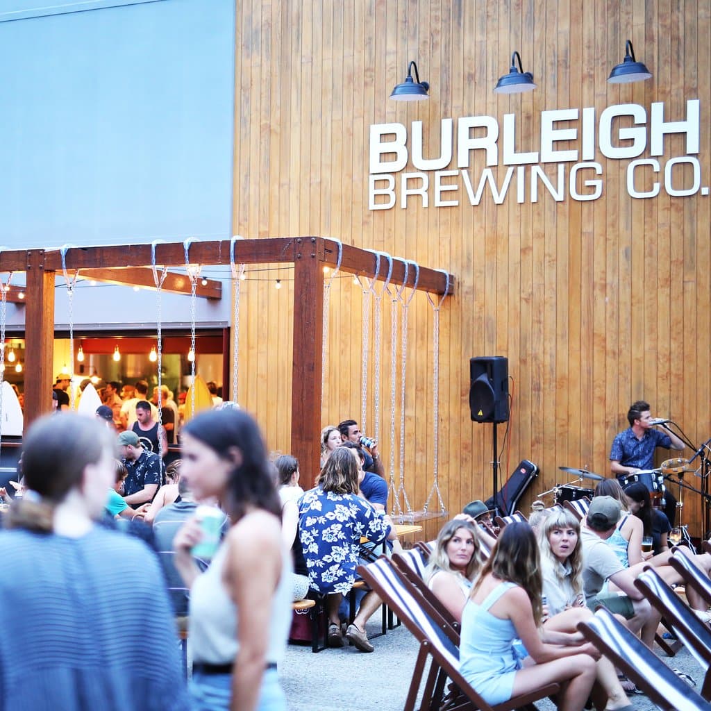 Burleigh Brewing hosts an outdoor cinema every month!