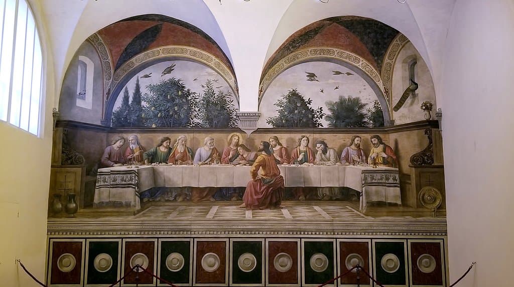 Last Supper by Ghirlandaio (1480)