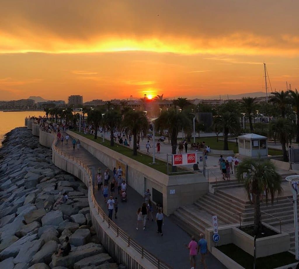 giardini visti dalla ruota panoramica confinante