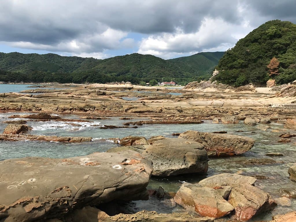 竜串海岸：途中