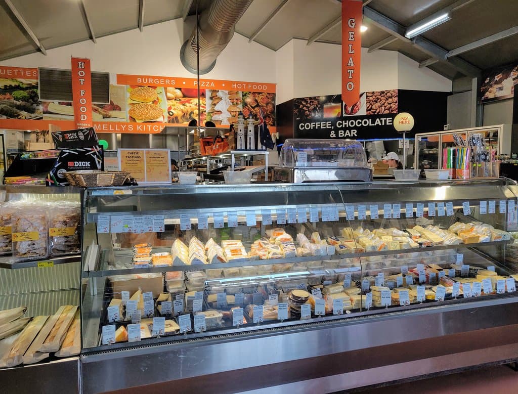 Front cheese case.