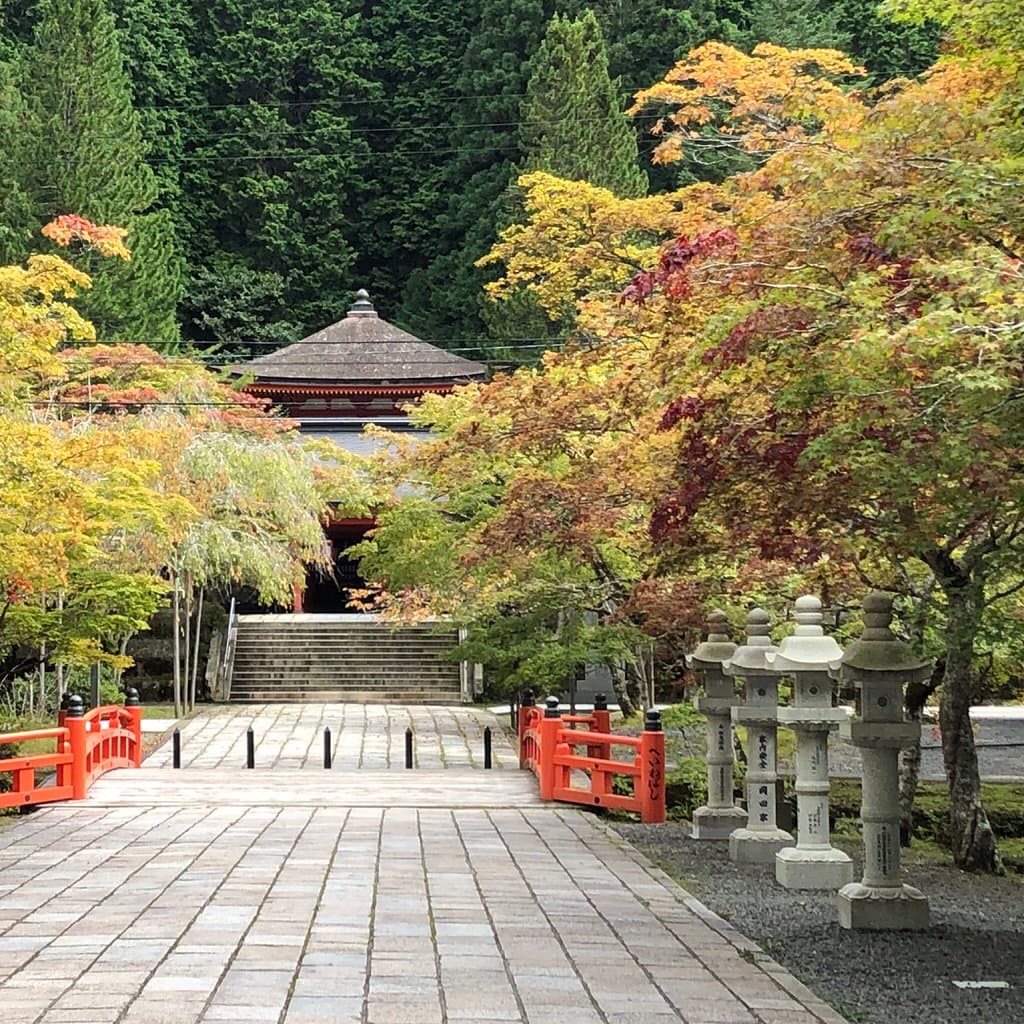 高野山 奥之院  紅葉はまだ早い10月1日 お彼岸には少し遅くなったけれど、お参りして来ました。 秋の気配が少し。