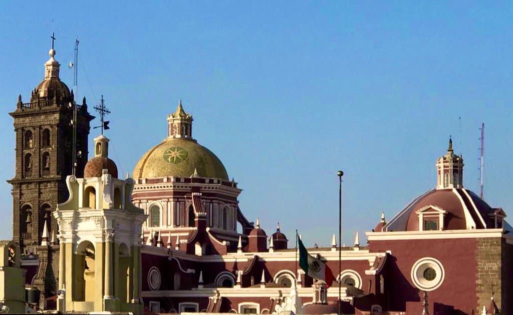 Vista desde la terraza del Museo Amparo.