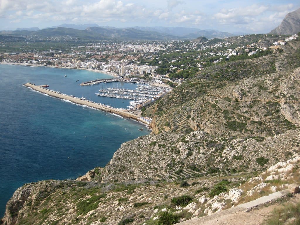 Vistas de Jávea, su puerto y sus playas