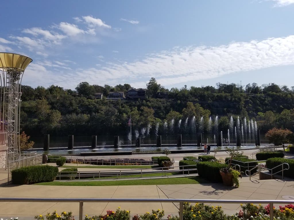 The fountains