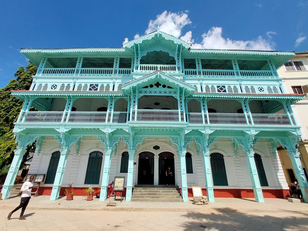 The beautiful building as seen from the outside