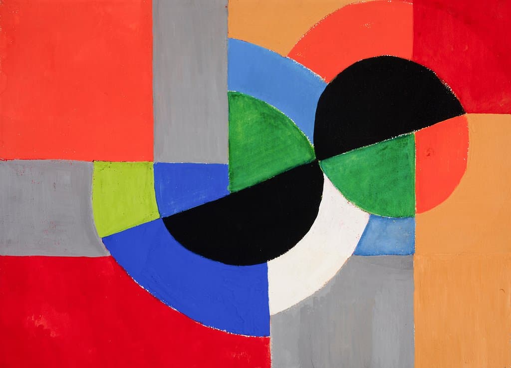 Sonia Delaunay-Terk, Rythme couleur, 1952. Foto: Helene Toresdotter/Malmö Konstmuseum 